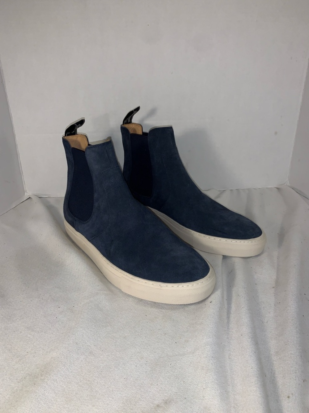 Polo by Ralph Lauren Navy Suede Chukka Slip-On Boots